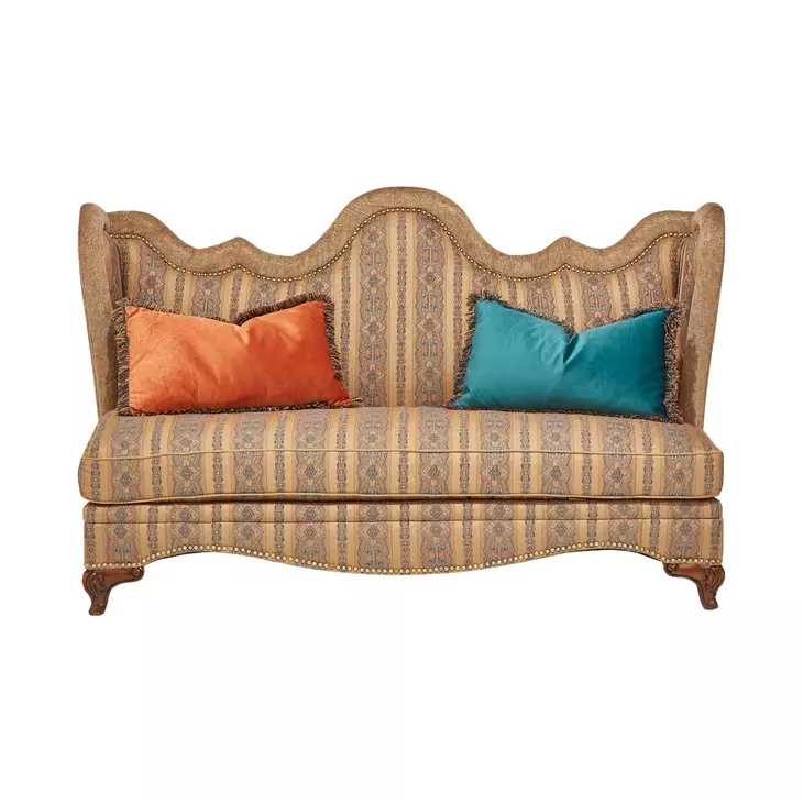 Grand Masterpiece Royal Sienna 78" Settee