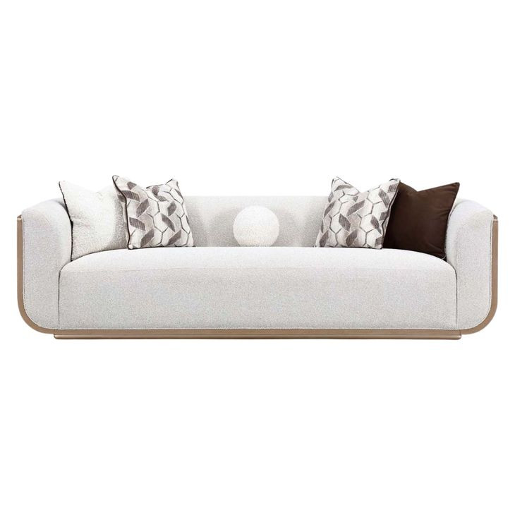 West Kensington Buff and Sea Salt Caramel 101" Sofa