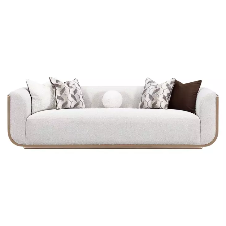 West Kensington Buff and Sea Salt Caramel 101" Sofa