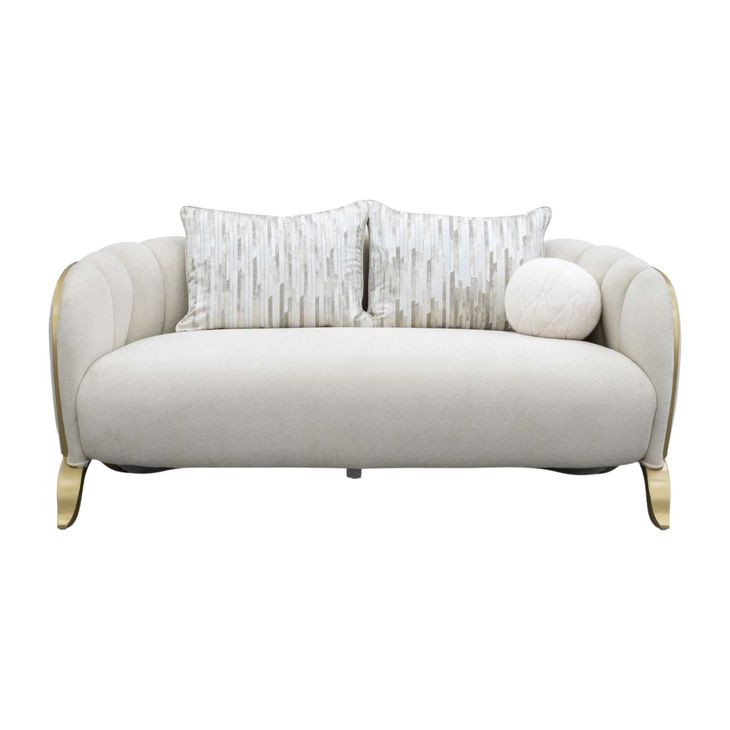 Scotts Square Cornsilk 74" Loveseat