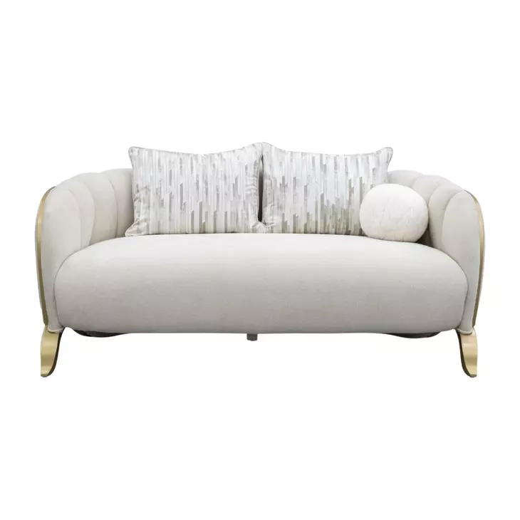 Scotts Square Cornsilk 74" Loveseat
