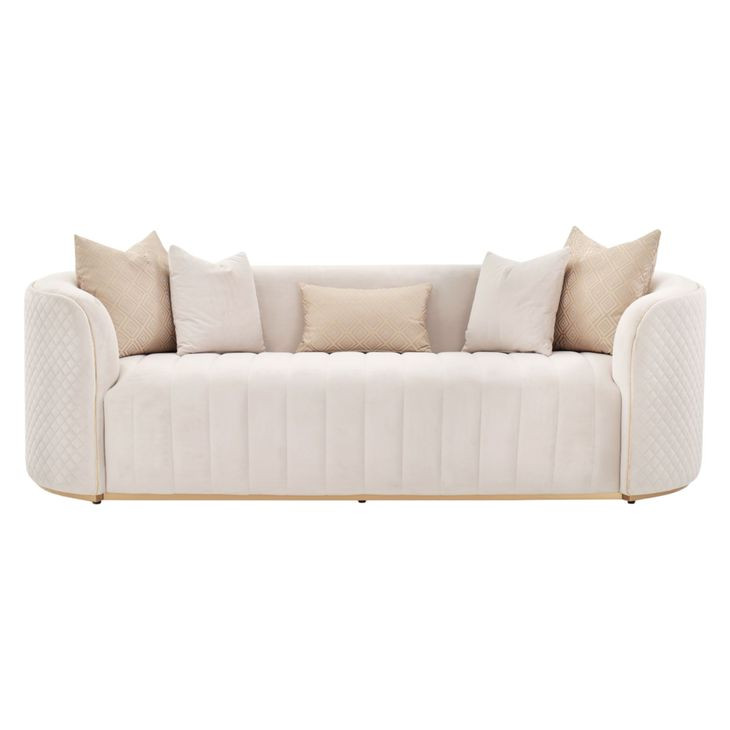 Ariana Beige 97" Sofa