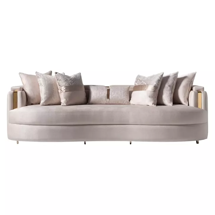 Carmela Almond Mansion 102" Sofa