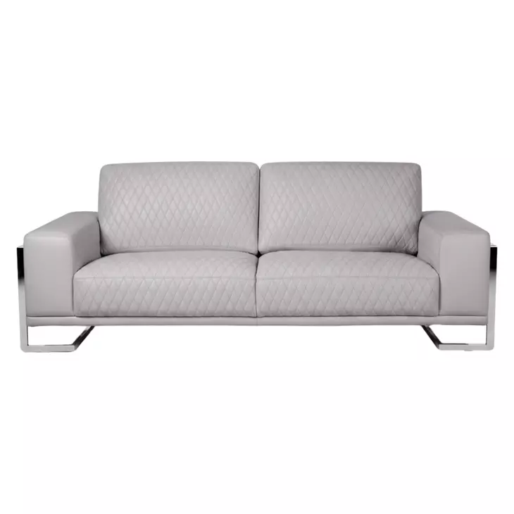 Mia Bella Light Gray 95" Sofa