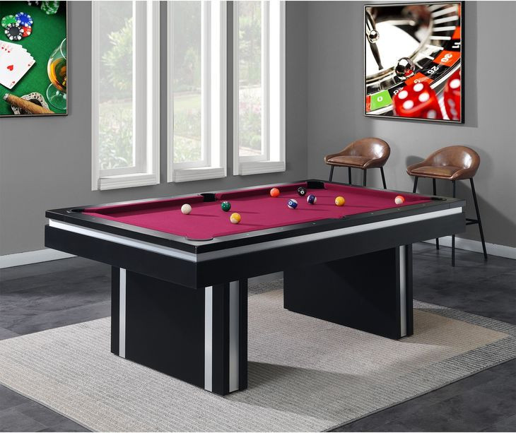 Remy Black and White Billiard Table