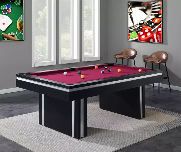 Remy Black and White Billiard Table