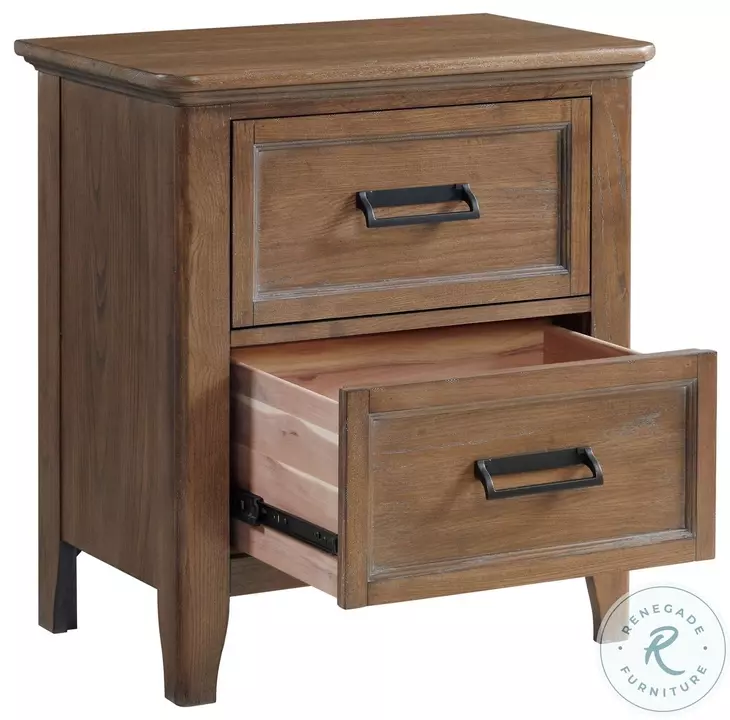 Alta Harvest Brown Nightstand