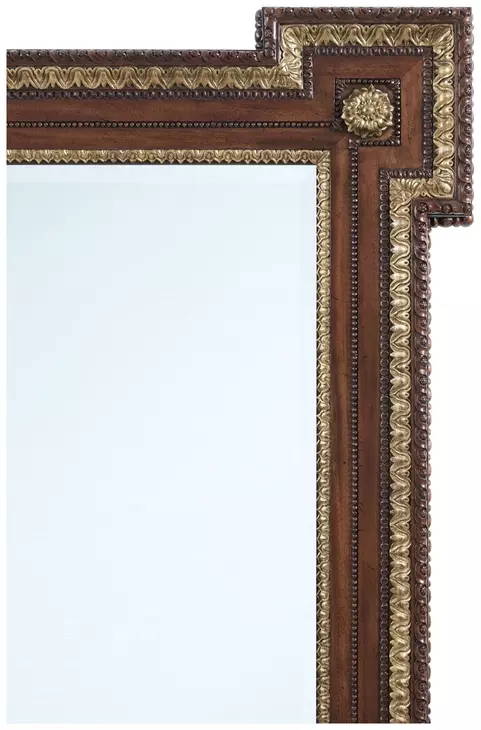 Althorp Heirloom and Italian Gold Rectangular Harlestone Mirror