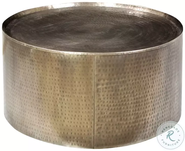 Harpe Antique Brass Coffee Table