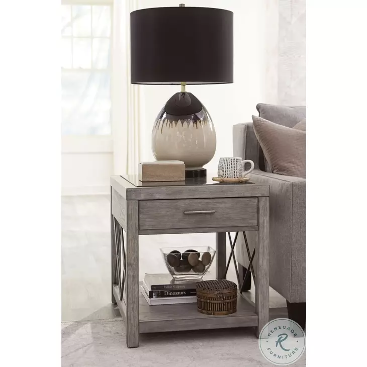West End Soft Greige Square Occasional Table Set