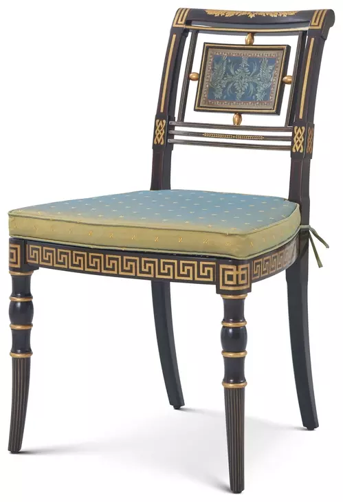 Althorp Blue Upholstered Lavinias Side Chair Set of 2