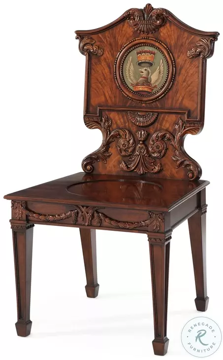 The Wootton Ramsey Mahogany Hall Accent Chair