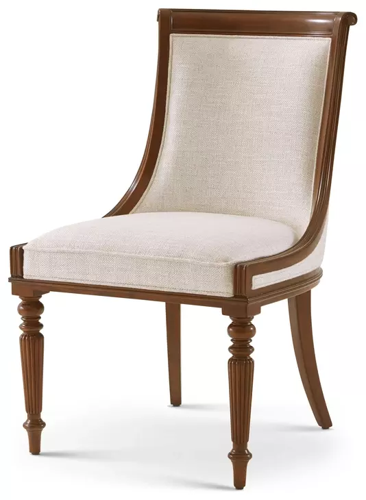 Althorp Halo Upholstered Floris Side Chair Set of 2