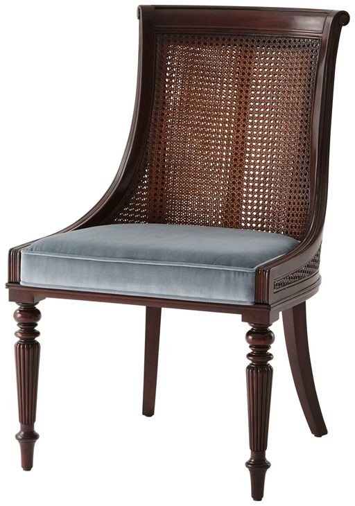 Althorp Living History Blue Upholstered Side Chair