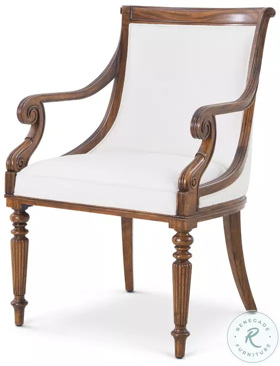 Floris Heirloom Upholstered Dining Arm Chair