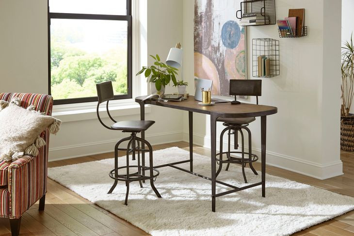 Olmsted Medium Stain 60" Oval Counter Height Table