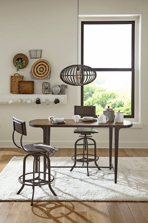 Olmsted Medium Stain 60" Oval Counter Height Table