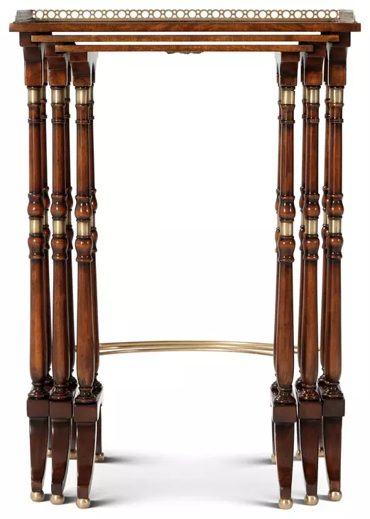 Althorp Camden Walnut Rectangular South Drawing Room Nest of Tables