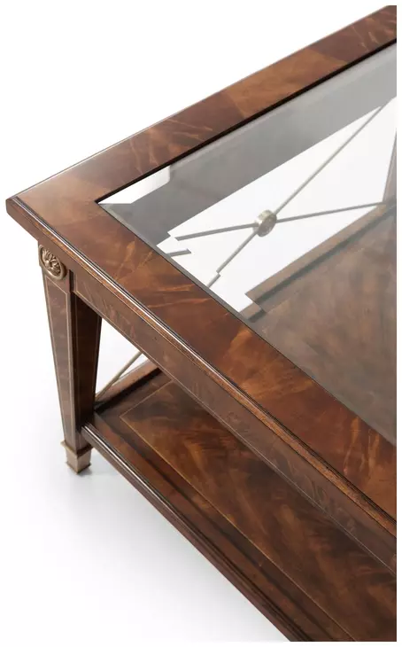 Althorp Rectangular Glass Top Cocktail Table