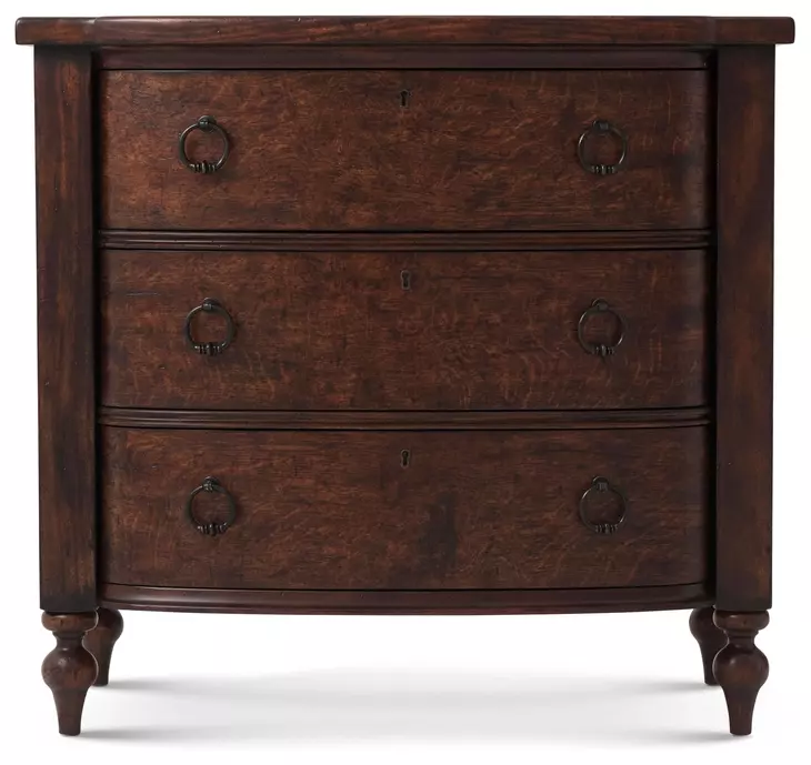 Althorp Victory Oak Brown 3 Drawer Naseby Nightstand