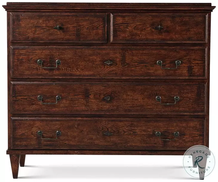 Axel Rustic Oak 5 Drawer Chest