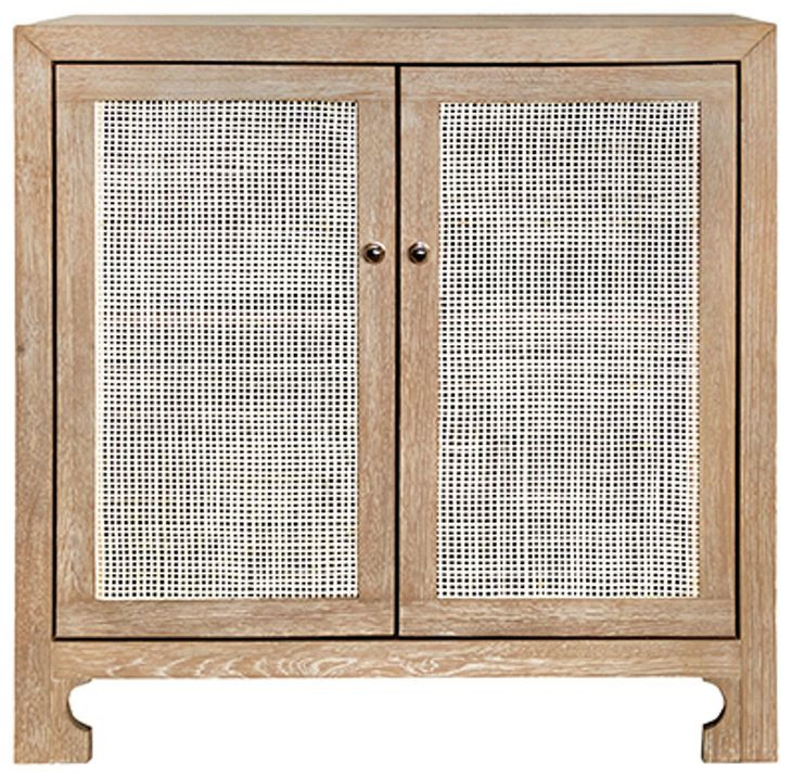 Alden Cerused Oak 2 Door Cabinet