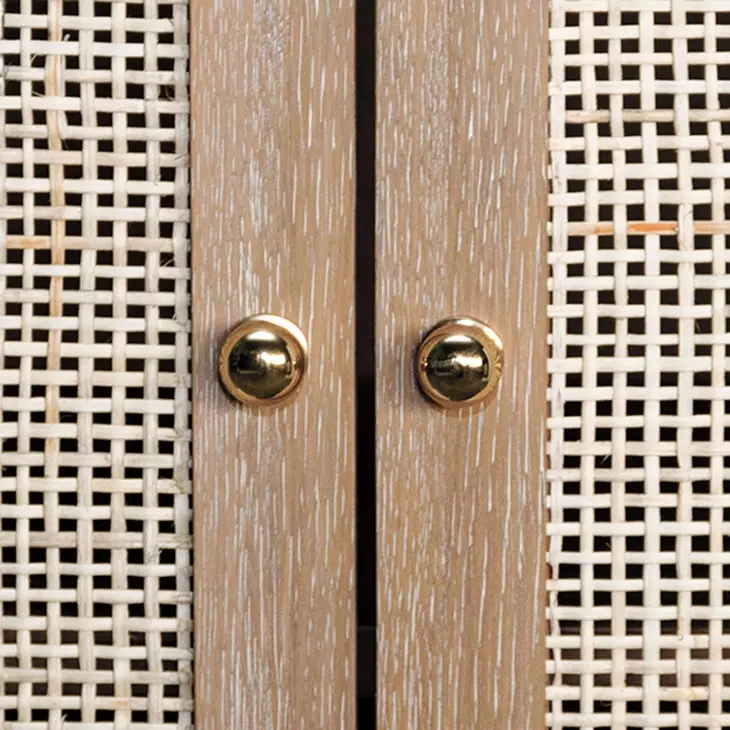 Alden Cerused Oak 2 Door Cabinet