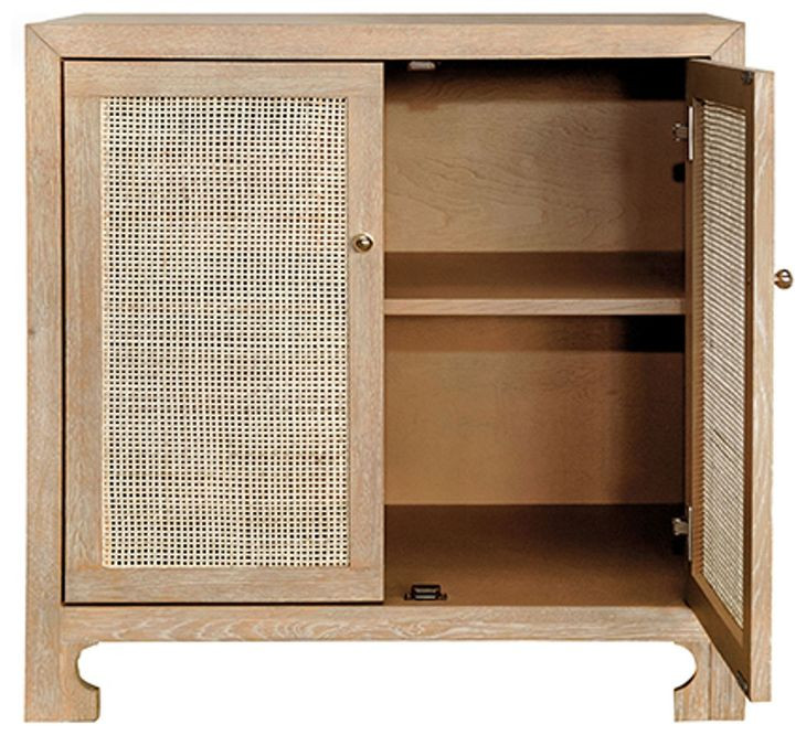 Alden Cerused Oak 2 Door Cabinet