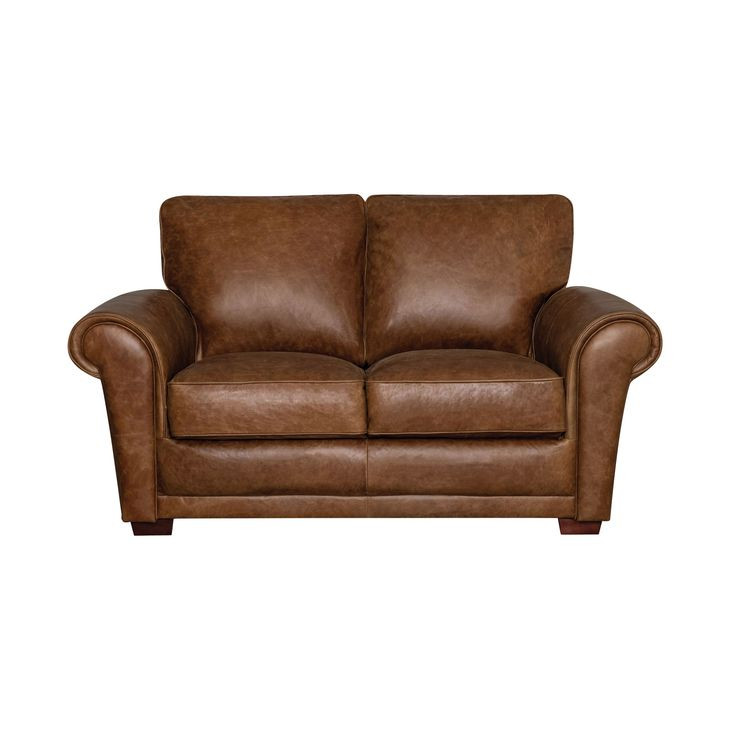 Maverick Cinnamon 67" Top Grain Leather Loveseat