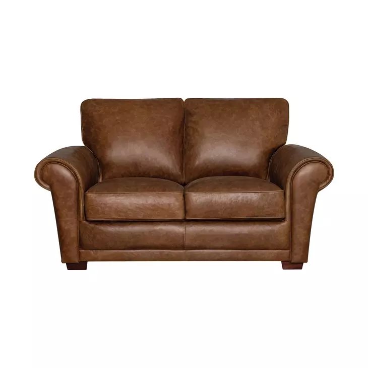 Maverick Cinnamon 67" Top Grain Leather Loveseat