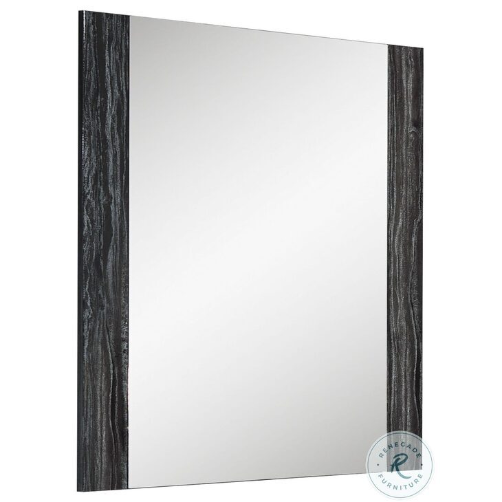 Alice Glossy Gray Mirror From JNM Coleman Furniture