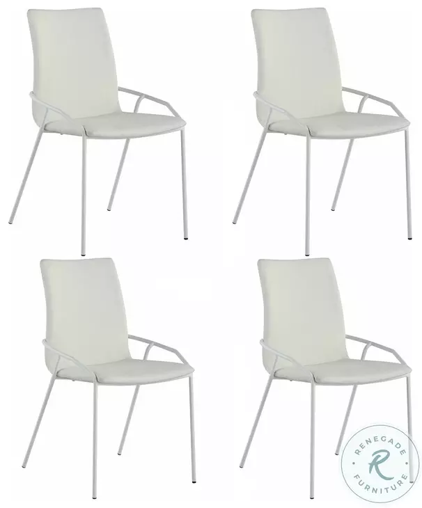 Alicia White Side Chair Set of 4