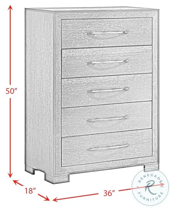 Kenn Black Platform Bedroom Set