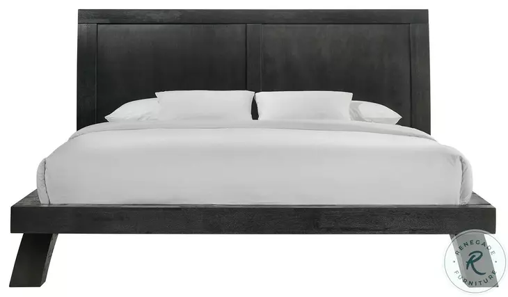 Kenn Black King Platform Bed