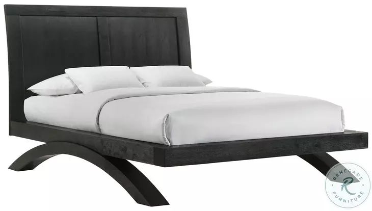 Kenn Black Platform Bedroom Set
