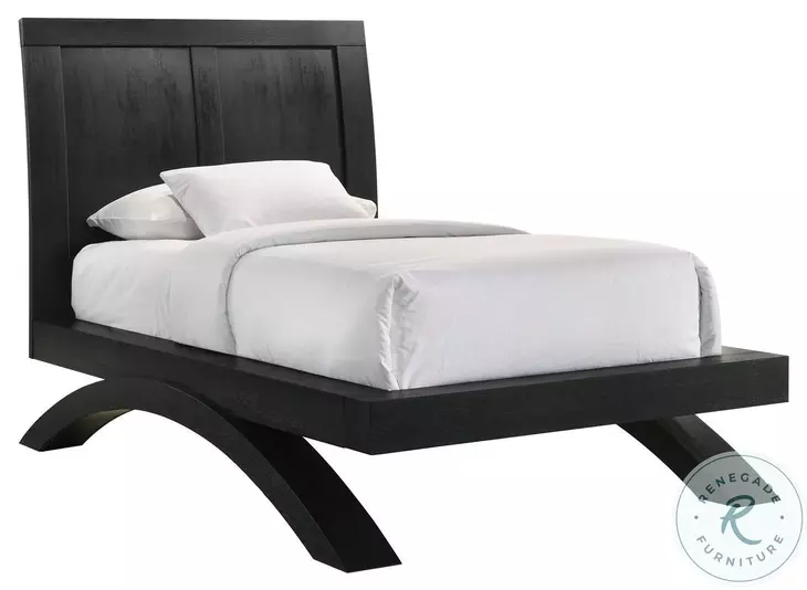 Kenn Black Twin Platform Bed