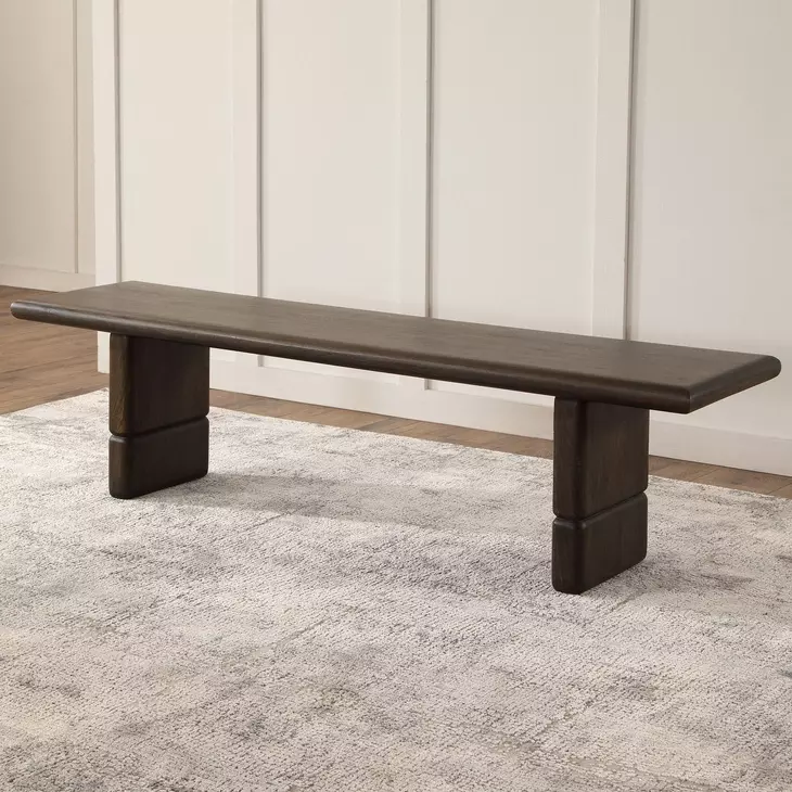 Norvell Brown Dining Bench