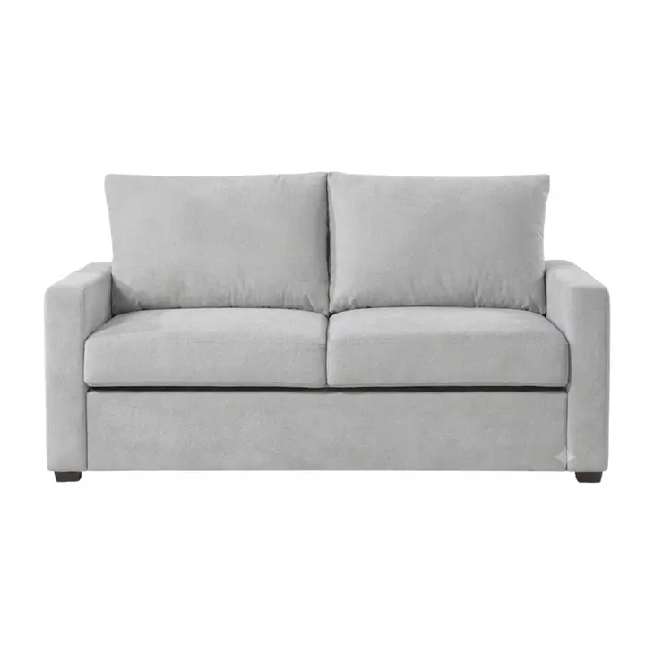 Dena Light Grey 71" Upholstered Sleeper Sofa