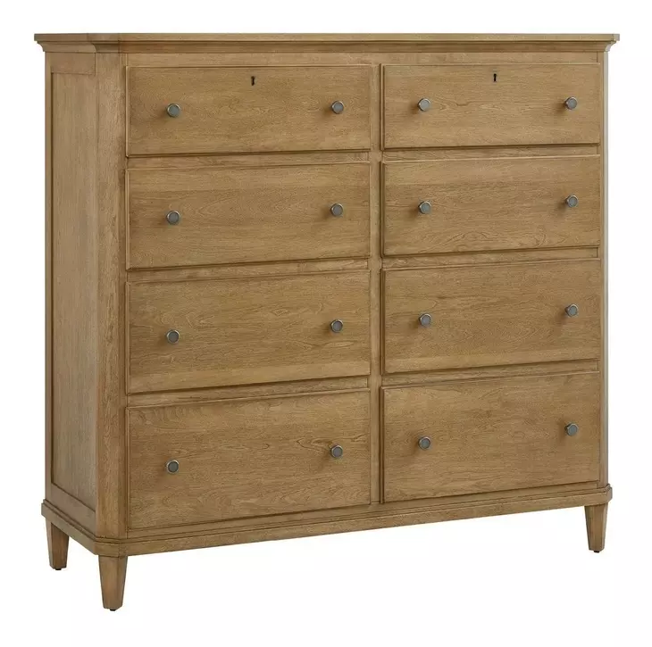 Birchaven Beige and Natural Upholstered Storage Panel Bedroom Set