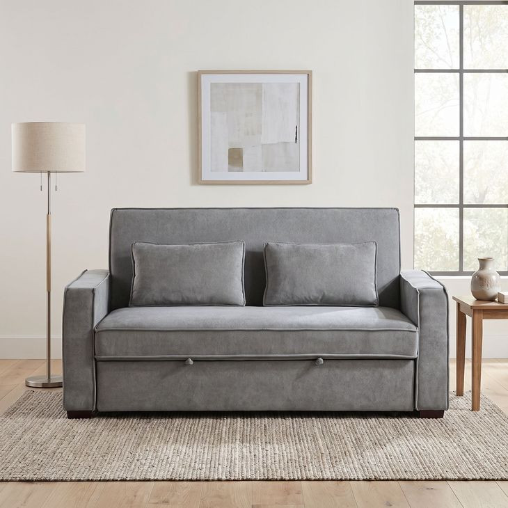 Alta Gray Sofa with Pull Out Bed