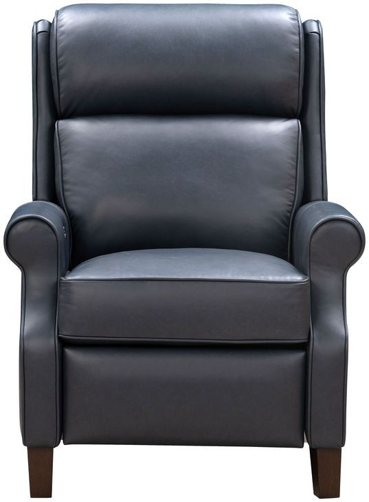 Amber Santa Fe Ocean Leather Power Recliner with USB Charging
