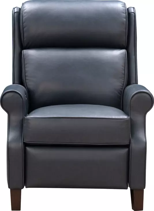 Amber Santa Fe Ocean Leather Dual Power Recliner with Power Headrest and USB Charging