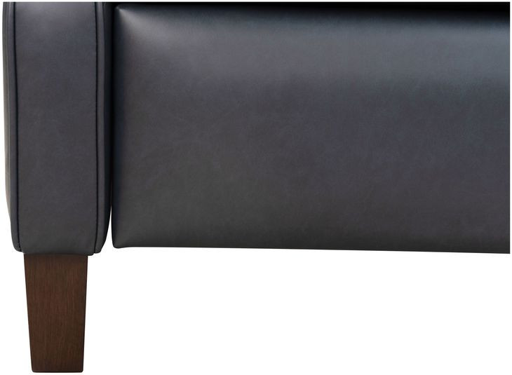 Amber Santa Fe Ocean Leather Power Recliner with USB Charging