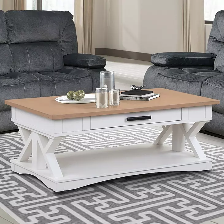 Nantucket Cotton Cocktail Table