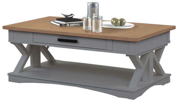 Americana Modern Dove Cocktail Table