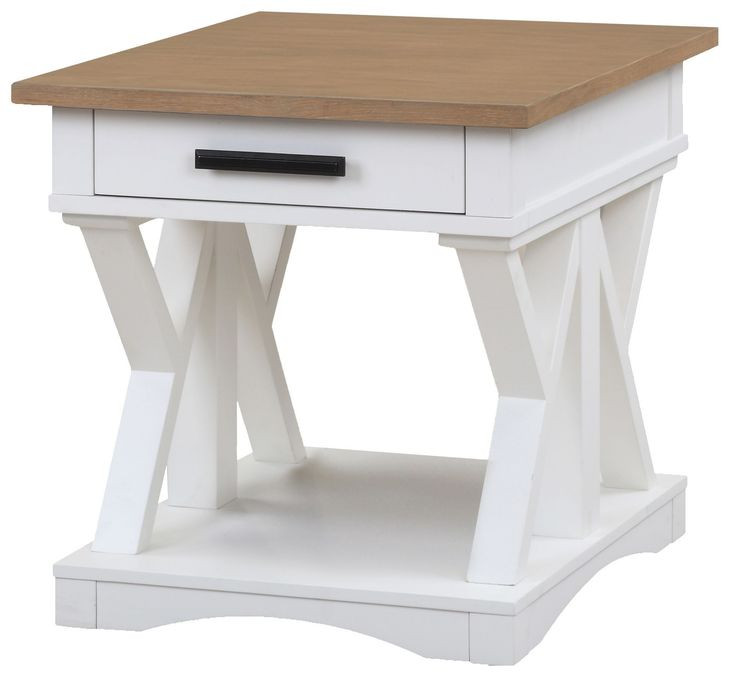 Americana Modern Cotton End Table
