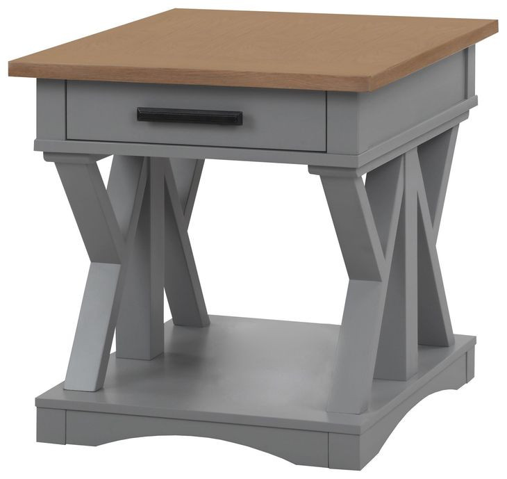 Americana Modern Dove End Table