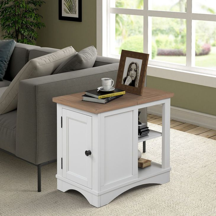 Nantucket Cotton Chairside End Table