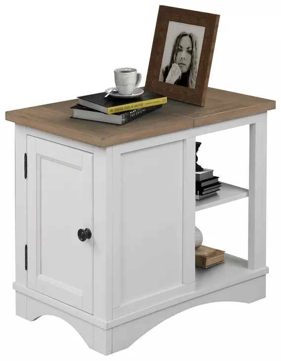 Nantucket Cotton Chairside End Table