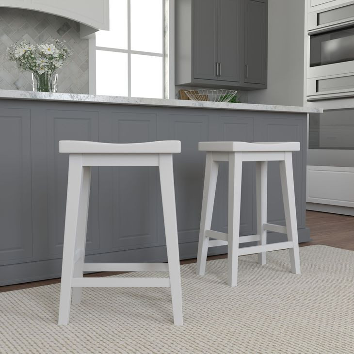 Americana Modern Cotton Counter Stool